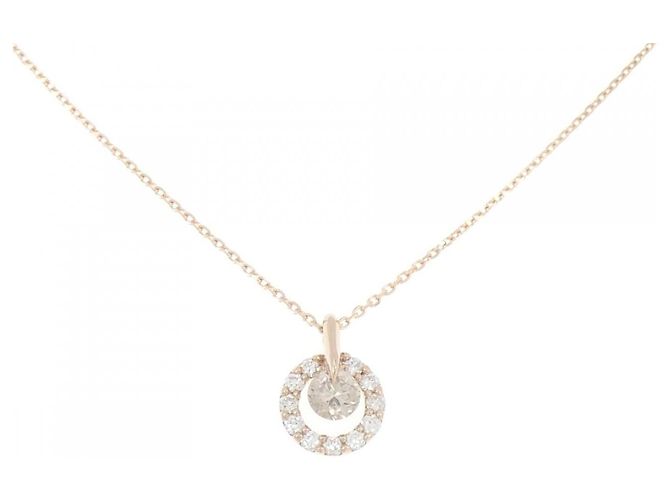 Autre Marque Au750 Diamant-Halskette Pink