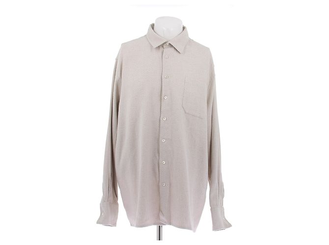 Autre Marque Camicia BOTTER in cotone beige