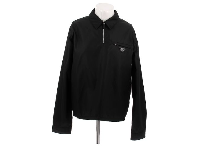 Chaqueta Prada negra de poliéster Talla 52 Negro