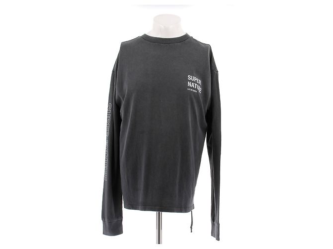 Autre Marque Camiseta cinza de mangas longas