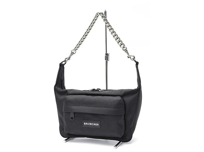 Everyday Borsa a Spalla Labor Medium Chain di Balenciaga Nero