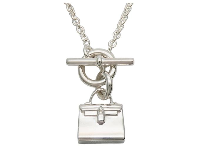 Hermès Collar Amuleto Mujer Hermes Kelly Plata 925