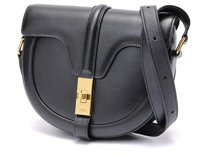 Céline Borsa a Spalla Piccola Celine 16 Seize Besace Nero