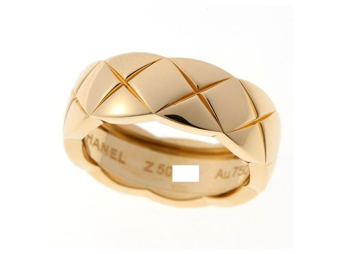 Anillo de la colección Coco Crush de Chanel Dorado