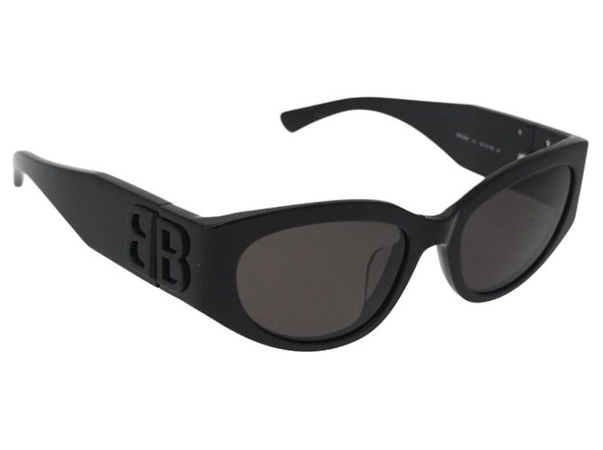 Occhiali da sole BALENCIAGA in plastica Neri Auth YKZ394 Nero