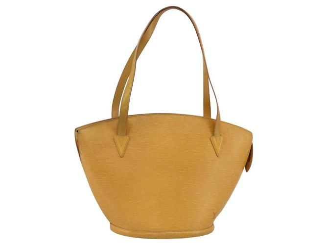 LOUIS VUITTON Borsa a Spalla Epi Saint Jacques Gialla M52269 LV Auth BA11886 Giallo