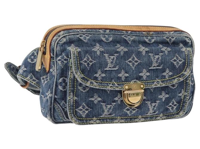 LOUIS VUITTON Borsa a Tracolla Monogram in Denim Blu M95347 LV Auth 174319SAV