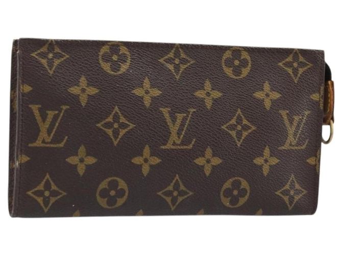 LOUIS VUITTON Monogram Bucket GM Accessory Pouch LV Auth BAZ320