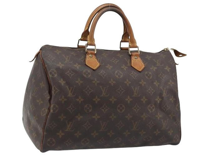 LOUIS VUITTON Handtasche Monogram Speedy 35 M41524 LV Auth BAZ541 Monogramm