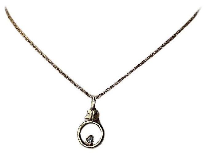Courreges Collana Vintage Placcata Oro Courrèges D'oro