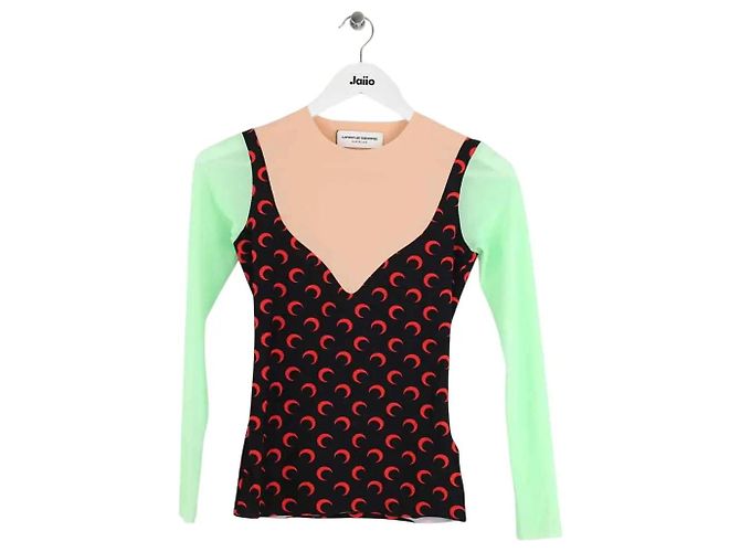 Marine Serre Top multicolore