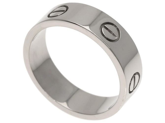 Cartier Love Band Ring aus 18K Weißgold