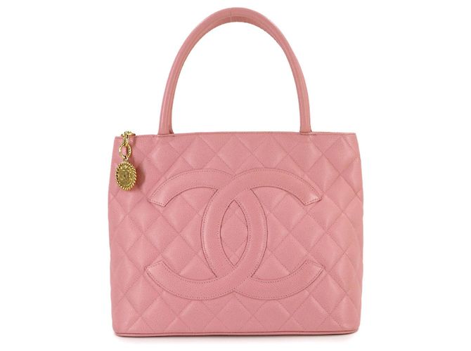 Timeless Chanel Medaillon Tote Bag Pink