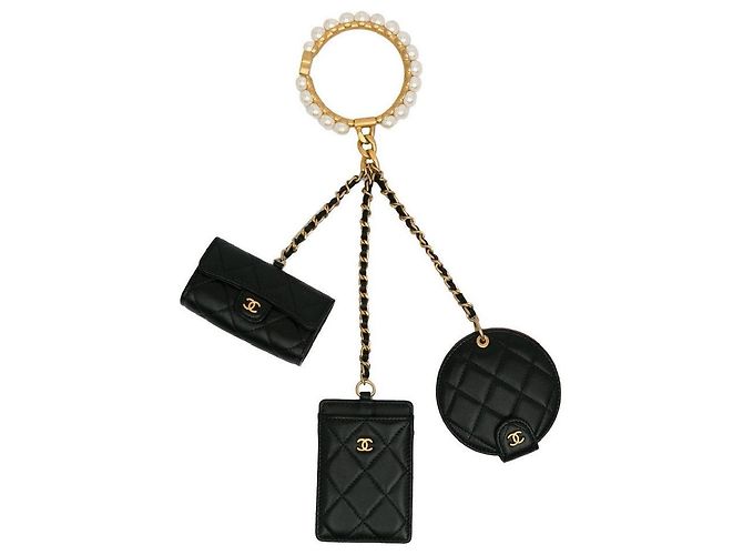 Chanel 2021 Bracciale in Perle Corona Cc Multi Pochette Borsa Usata