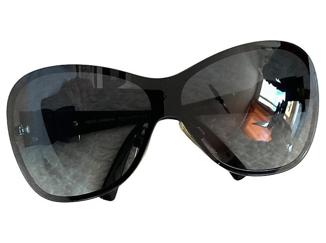 Gafas de sol Dolce & Gabbana DG 2033 Negras Acetato Oversized Negro