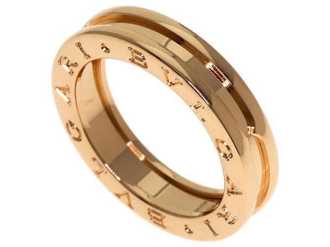 Bulgari Anel Bvlgari B-zero1 em ouro rosa 18K