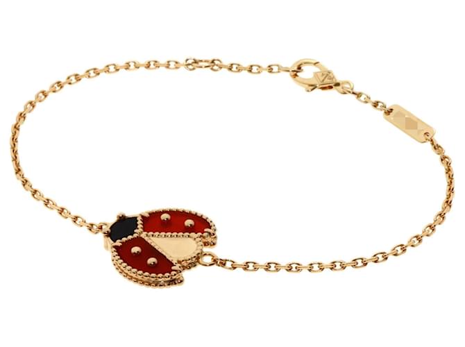 Van Cleef & Arpels Lucky Spring Open Wing Ladybug Bracelet 