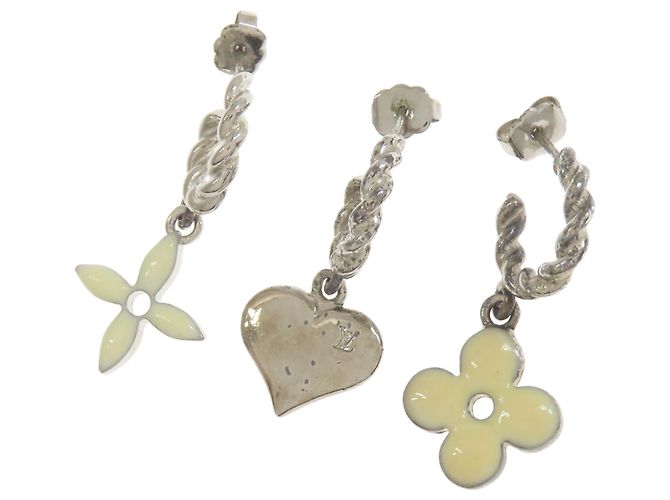Orecchini Sweet Monogram Louis Vuitton Argento