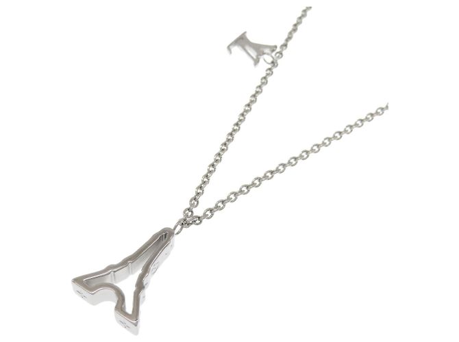Collier Tour Eiffel Louis Vuitton Argenté