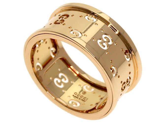 Anello Gucci Icon Tile #16 in oro rosa 18K