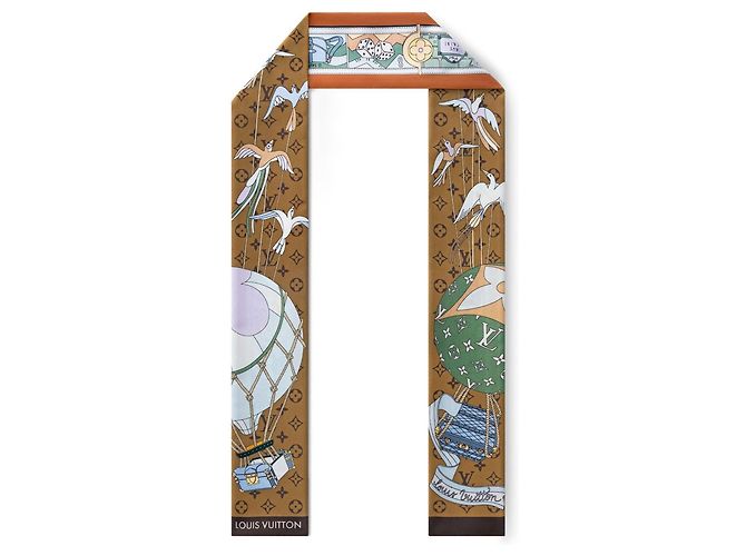Louis Vuitton Bandeau Journey Silk Scarf Multiple colors