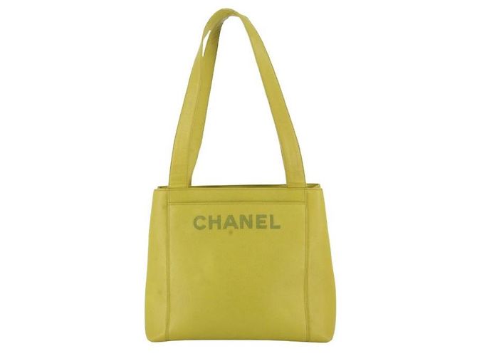 Timeless Borsa a spalla verde pistacchio Chanel 1997