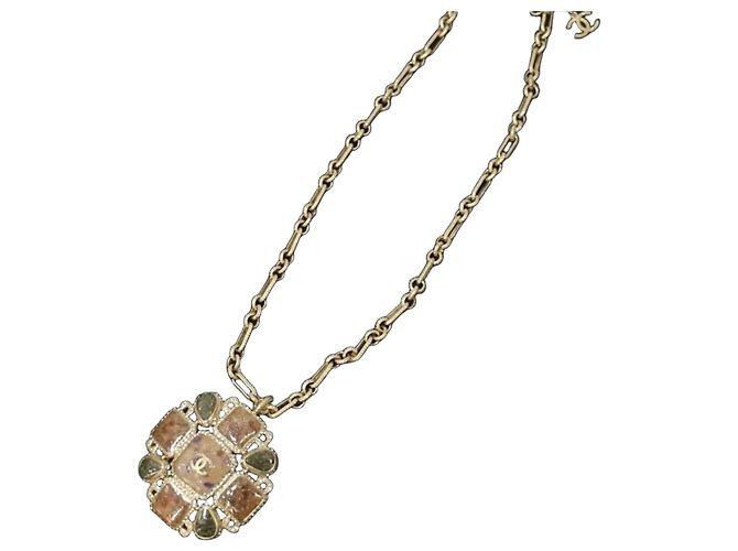 Timeless Collar Péndulo CC Gripoix & Strass Chanel de Segunda Mano
