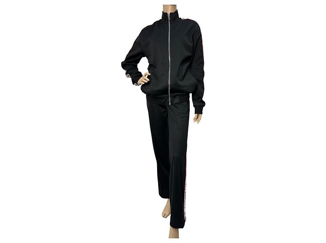 Givenchy Black Contrast Side Stripes Tracksuit Sz.M Pre-owned