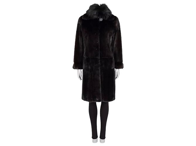 Autre Marque Amato Luxurious Brown Coat - Size S/IT 40 pre-owned