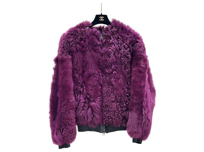 TOM FORD Lammfell Chubby Bomberjacke - Größe 38 Gebraucht