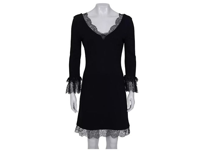 Schwarzes Spitzenkleid von Dolce & Gabbana - IT44 / L Gebraucht