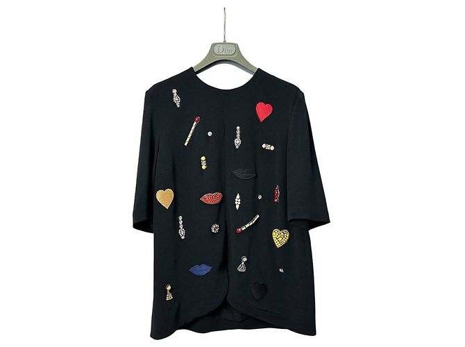 Stella Mc Cartney Bestickte Bluse Stella McCantney Größe 42 Gebraucht