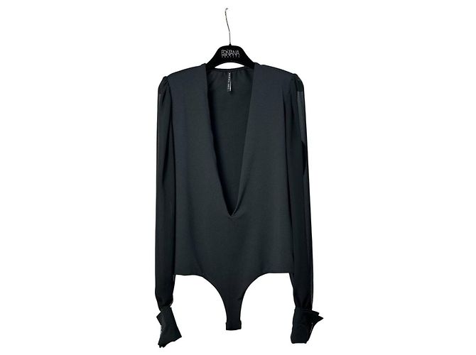 Autre Marque Marika Vera Deep V-neck Bodysuit Sz.40 Pre-owned