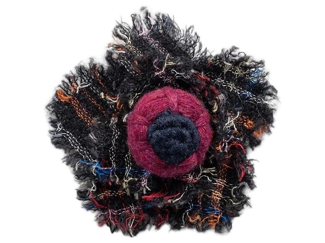 Timeless Chanel Fall 2013 RTW Raw-Edge Multicolor Brooch Pre-owned