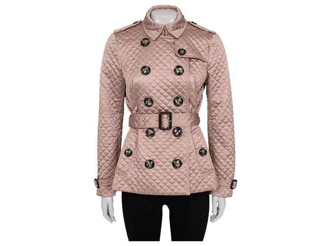 Chaqueta acolchada con cinturón Burberry elegante Talla M Segunda mano