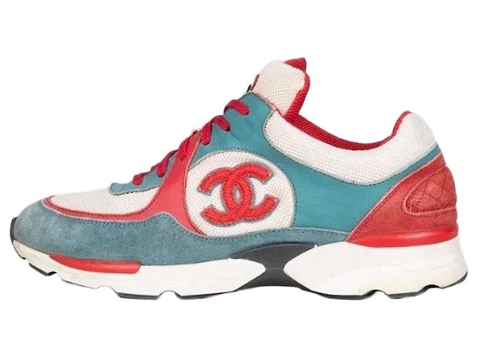 Chanel Multicolor CC Logo Sneakers Sz.35 pre-owned