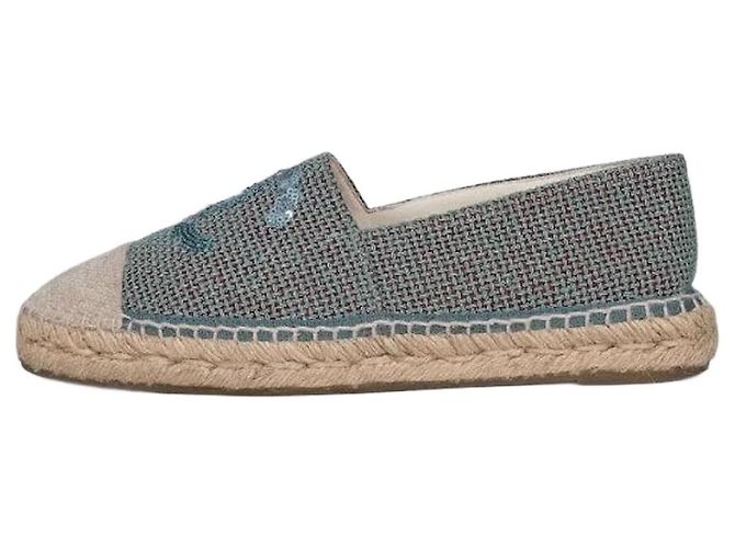 Chanel Sequin-Embellished Espadrilles - Size 40 Pre-owned