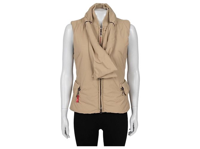 Prada Beige Vest with Removable Elements IT40 S Pre-owned