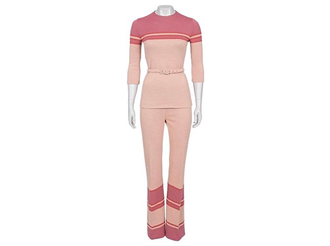 Completo a righe rosa Miu Miu Taglia 40/S Usato
