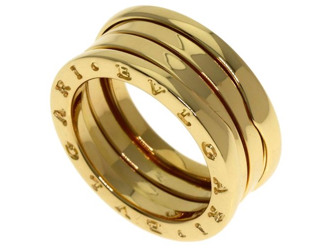 Bulgari Anello Bvlgari B-zero1 a 2 bande in oro giallo 18K