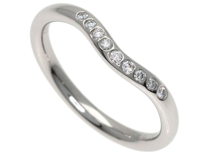Tiffany & Co. Ring mit gewölbtem Diamantband
