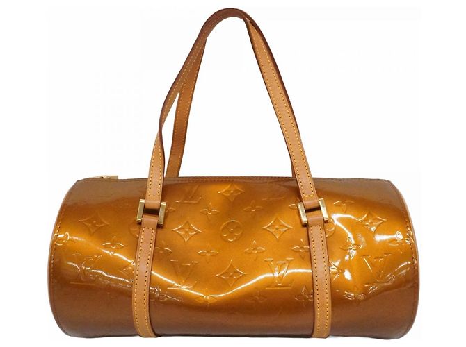 Borsa a mano Bedford Vernis Louis Vuitton Bronzo
