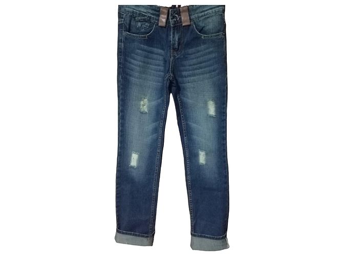 Autre Marque Jeans blu con strappi de Puta