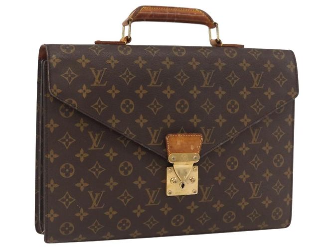 LOUIS VUITTON Pasta Executiva Monogram M53331 LV Auth YKZ118 Monograma