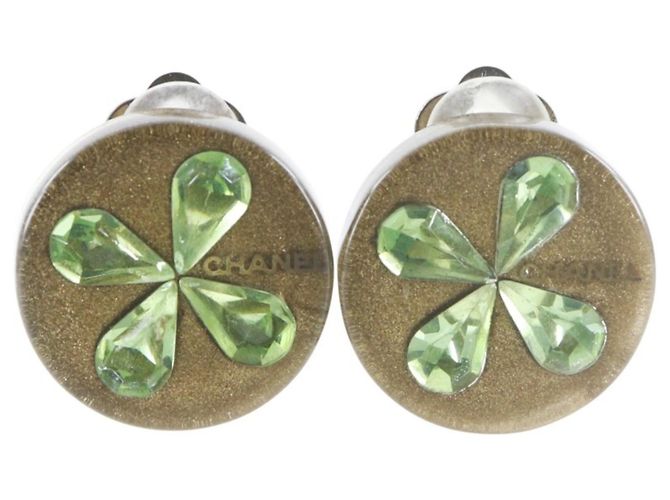 Orecchini Chanel Clover D'oro 