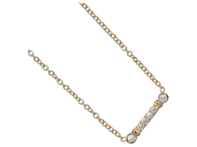 Collar Fleur-de-lis Tiffany & Co. en oro rosa de 18K con diamantes