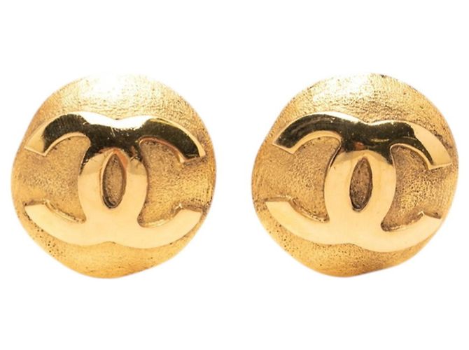 Orecchini vintage Chanel Coco Mark D'oro 
