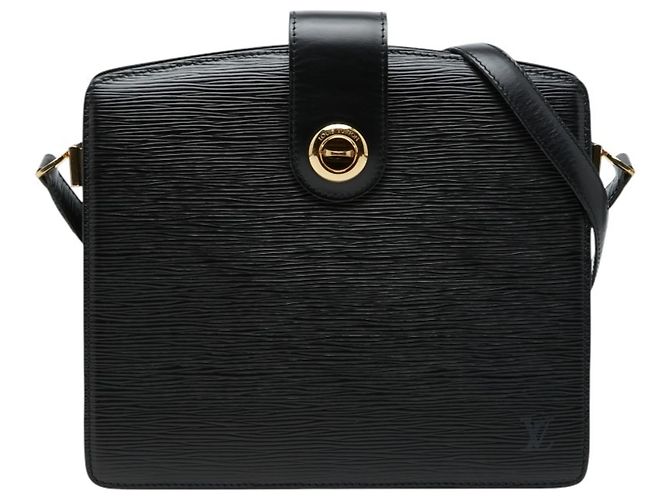Borsa a Spalla Capucines Epi Louis Vuitton Nero