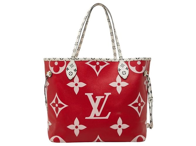 Sac tote Neverfull MM Monogram Géant Louis Vuitton Rouge Multicolore