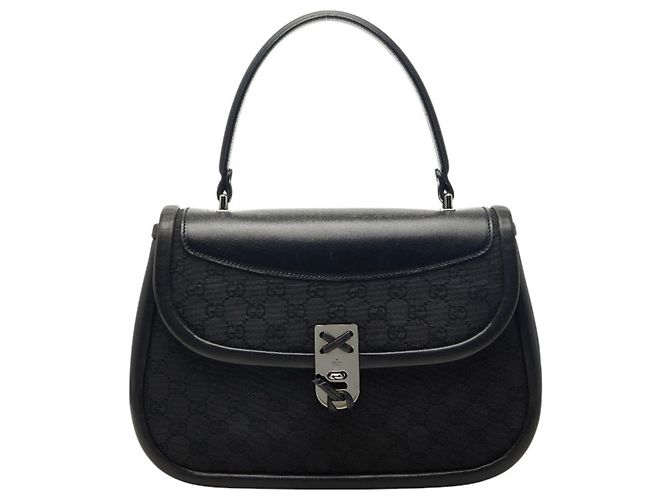 Gucci GG Canvas Handtasche Schwarz